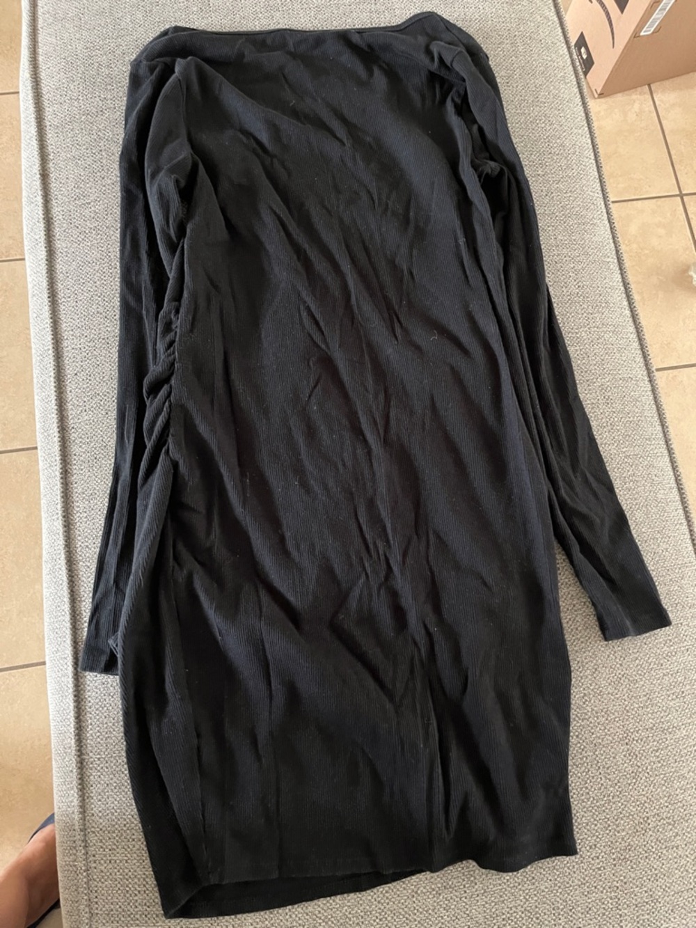 Sonoma Black Ribbed Maternity dresses